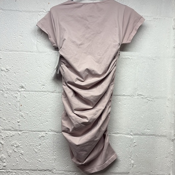 NEW BLANQI Everyday Maternity Cap Sleeve Crew Neck Dress Size SMALL/MEDIUM - Picture 5 of 7